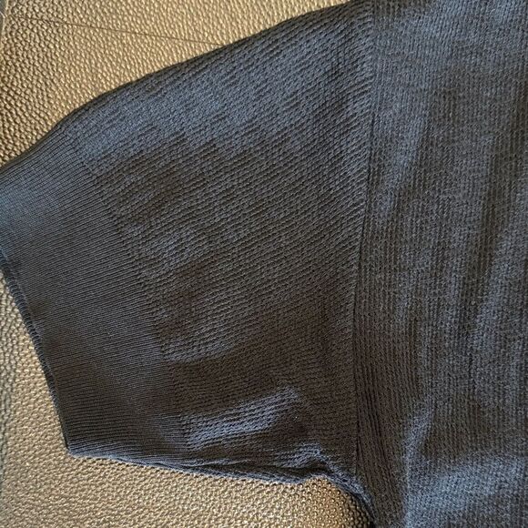 Mos Mosh MM Swann O-SS Flora Tee Women's Black Cropped Boxy Top size Medium - Picture 7 of 9